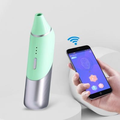 China 2021 Newest HD WIFI Blackhead Remover Vacuum Acne Visible Pore Remover Blackhead Treatment Visual Facial Suction Removal With Camera for sale