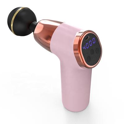 China Portable Mini Fascia Massager Custom Percussion Deep Vibration Body Tissue Muscle Dropshipping Massage Gun for sale