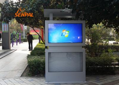 China Outdoor Wall Mounted LCD Digital Signage Kiosk With Touch Screen Customized Size for sale