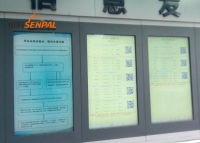 Cina Monitor LCD 3G/4G di alta risoluzione/sensore umano del contrassegno di Digital del supporto all'aperto della parete in vendita