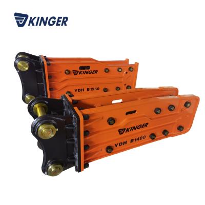 China Construction Works KINGER Backhoe Powerful Loader Hydraulic Hammer Breaker For Sale for sale