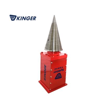 China KINGER Hydraulic Screw Cone Log Log Splitting Splitter For Wood Splitting for sale