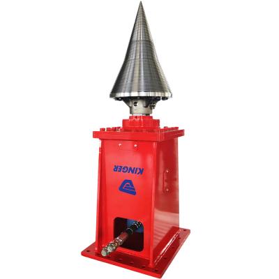 China KINGER Wood Log Splitter Splitter For Mini Excavator Log Hydraulic Cone Screw Log Splitter Splitter Machinery for sale