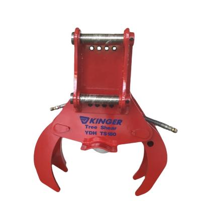 China Cultivates 2021 New Design KINGER Mini Excavator Shaft Shear Excavator Timber Grapple Shaft Shear for sale