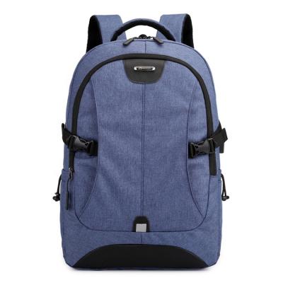 China Three-color fashion personality man travel black blue gray nylon anti-theft bag men's laptop business bags for sale