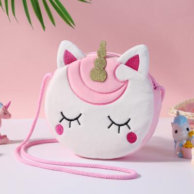 China The Other Multicolor Cartoon Unicorn Girl Crossbody Bag With Cute Personality Style One Shoulder for sale