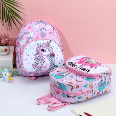 China The Other Fashion Travel Backpack Casual Party Cute Cartoon Unicorn Pink Backpack School Bag for sale