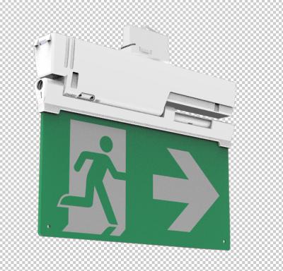 China Emergency Services LED Emergency Light For Track Installation Emergency Light Exit Sign for sale