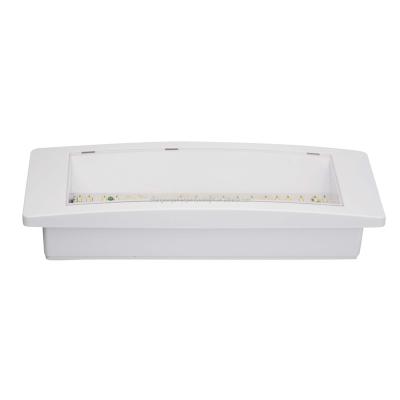 China Rechargeable Safety LED Emergency Light Bulkhead Recessed Corridor Mounted Illuminate Lamp for sale