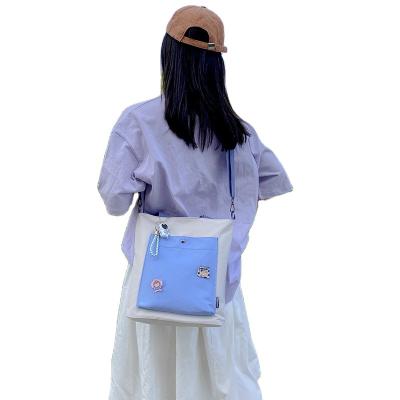 China Fashion Colors Bag Ins Pocket Large Capacity Shoulder Tote Big Bag For College Simple Multi Girl for sale