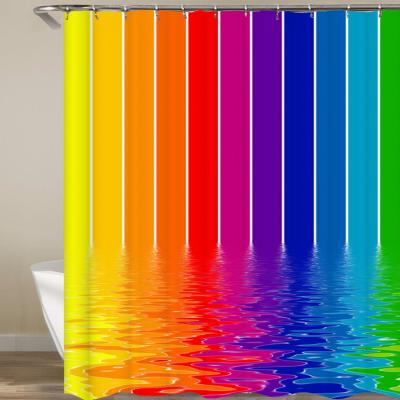 China Factory direct sales viable high quality waterproof printed shower curtain for sale