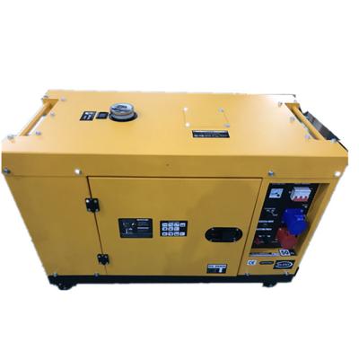 China High Quality Household Dynamo 195F Diesel Engine 8kw 8KVA Air Cooled Generator 1110*735*760 for sale