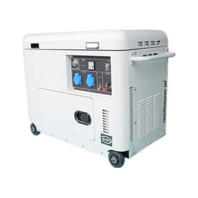 China Chongqing small portable air cooled 5kw 6kva silent diesel generator price 950*600*800 for sale