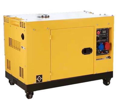 China Factory Price Super Silent Air Cooling 2 Cylinder 9.5kw 10.5kw Diesel Generator 950*680*920 for sale