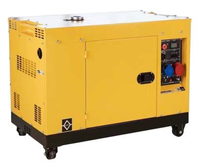 China Air Cooling 50HZ Soundproof 2 Cylinder 12kw/15KVA 1Diesel Generator 1110*750*1050 for sale