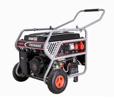 China OEM KKS6500 Cooper 6000watts 6000w 15hp 6kw 6kva 100% Portable Gasoline Generators for sale