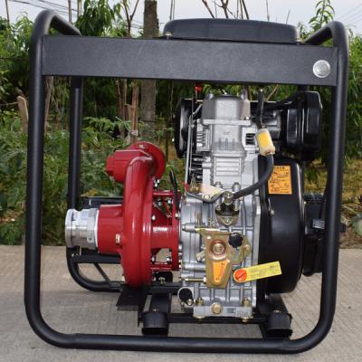 China Agricultural Irrigation KONGKA 3 Inch 9HP 186F Engine Electric Start Cast Iron Diesel Water Pump for sale