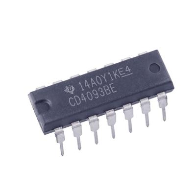 China Texas Instruments CD4093BE Electronic uniqscan Ic Components Chip integratedated Circuit F410 Feb 27 TI-CD4093BE for sale