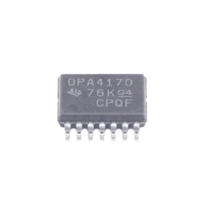 Китай Texas Instruments OPA4170AIPWR Электронные компоненты Чип Smd Dip Транзисторы интегрированные схемы TI-OPA4170AIPWR продается