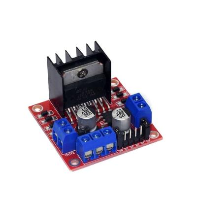 China Conductor rojo Board L298N del motor del H-puente dual de Module DC del conductor del motor de pasos L298 en venta