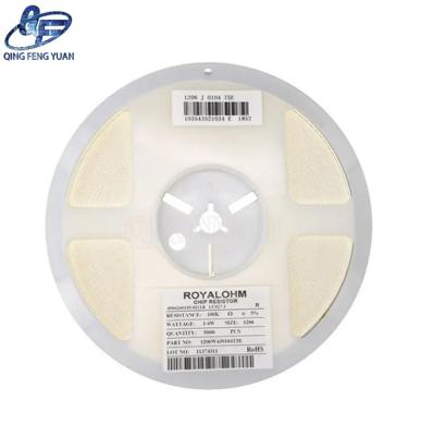 China Resistência de chip de película espessa SMD 0402 0603 0805 1206 1210 2512 0 ohm,1 ohm - 10M 1% 5% Kit de resistência SMD à venda