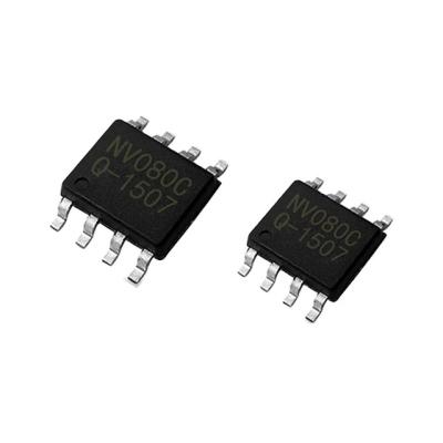 China Chip de sonido programable de 13 bits DAC salida OTP voz IC 80S voz IC 8 pin Chip de música NV080C Chip de sonido grabable en venta