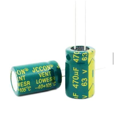 China original Capacitor 63V 470UF 13*21 Motor Run Aluminum Electrolytic Capacitor For Fan for sale