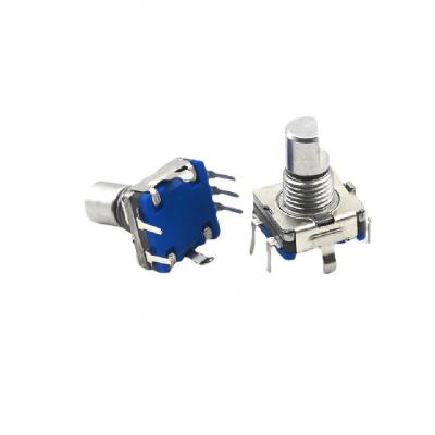 China 12 mm Encoder rotativo botón de pulsador interruptor llaves interruptor componentes electrónicos eje rotativo en venta