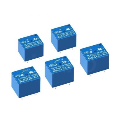 Κίνα Αναμεταδότης ισχύος SRD-03VDC-SL-C SRD-05VDC-SL-C SRD-24VDC-SL-C SRD-12VDC-SL-C 3V 5V 6V 9V 12V 24V 48V 10A 250VAC 5PIN Χρονοδιανέμματα προς πώληση