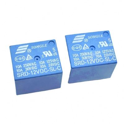 China Heiß verkauftes SRD-12VDC-SL-C PCB Typ 12V DC DIP Power Relay Original zu verkaufen