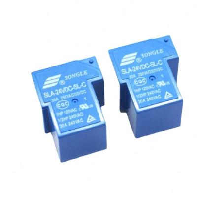 China Hot selling T90 Coil Relay 24VDC 250VAC 30VDC SLA-24VDC-SL-C PCB 6pin DIP Type Power Relays original for sale