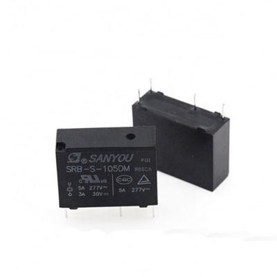 中国 熱売リレー SRB-S-105DM SRB-S-112DM SRB-S-124DM 5V 12V 24V 4ピンDIPリレー 販売のため