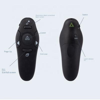 China Fabriek Groothandel Presentatie Clicker Remote Laser Pointer Draadloze USB Presenter Slideshow Powerpoint Clicker Te koop