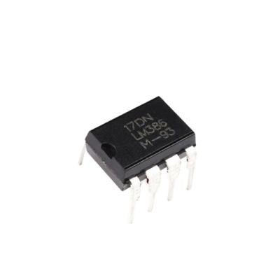 China LM386N LM386 Rechte Plug Op Amp Audio Power Operationele Versterker DIP-8 Mono IC Eindversterker Chip LM386N Te koop