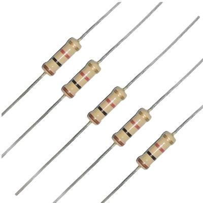 China Resistentes de película de carbono de potência de 1/4W Kit assortado 1 ohm ~ 10M ohm Resistência 5% Tolerância Resistor Pack à venda