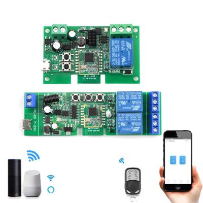 中国 統合回路IC スマートWiFiリレースイッチ モジュール 12チャンネルACDC 7-32V USB 5V RFAPP 無線リモコン スマートホーム 販売のため