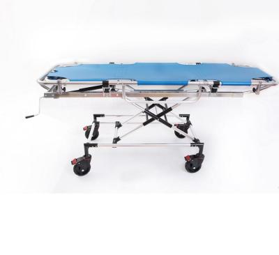 China Aluminum Alloy Steel Patient Stretcher Trolley for sale