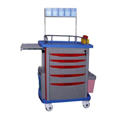 China High Quality Hospital Trolley ABS Hospital Trolley Medical Use ABS Infusion Cart Trolley for sale