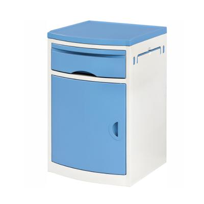 China Patient Room New Design Popular Bedside Cabinet With Towel Hangers for sale