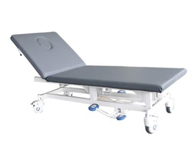 China Hydraulic Metal Hospital Examination Bed With PU Mattress for sale