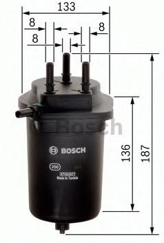 China ISO9001 OEM WK939/8X BRANDSTOFfilter Te koop