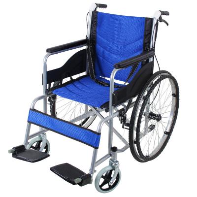 China Can be folded aluminum wheelchair easy to fold cheap electric wheelchair sales for sale