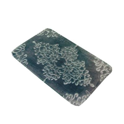 China Brand New Washable Microfiber Coral Washable Super Absorbent Bathroom Mat Shower Fleece Non-Slip Mats for sale