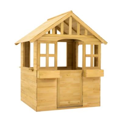 China Easily Assembled Waterproof Wooden Playground Backyard Assembly Cubby House For Kids Children Play for sale