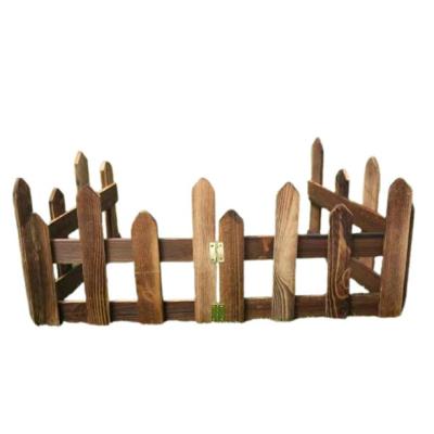 China Wholesale Decorative Garden Picket Border Edging Easily Assembled Wooden Fence For Landscaping for sale