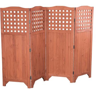 China Easily Assembled Outdoor Folding Portable Wooden Garden Privacy Screen Wood Fence and Backyard Barrier Panels - Indoor, Outdoor, Decks for sale