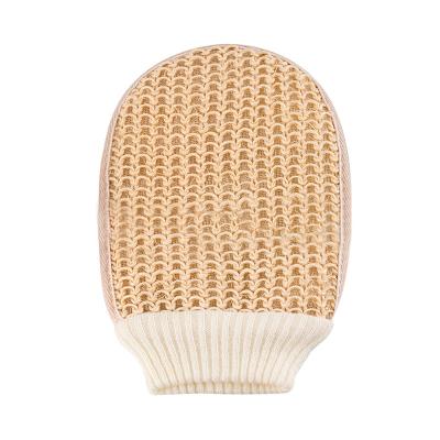 China All New Design Natural Sisal Exfoliating Bath Gloves Skin Deep Cleansing Glove for sale