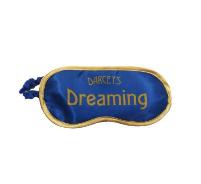 China Promotional Customized Soft Anti-wrinkle Sleep Eye Mask for sale