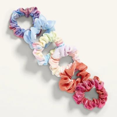 China Fashion Hair Scrunchies in Gradient Color for Girls, Variety Pack Scrunchies for Hair, Women Elastic Hair Bands for Girls and Woman for sale