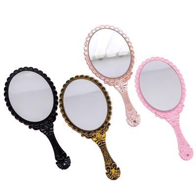 China Wedding Favor Peacock Mirror Magnifying Comb Sets Baby Birthday Gifts Metal Cosmetic Mirror for sale